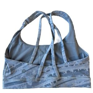 lululemon athletica Blue Strappy Sports Bra